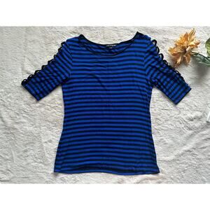 Cable & Gauge Striped Shirt Size Large